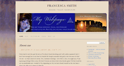 Desktop Screenshot of francesca-smith.com