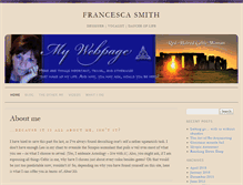 Tablet Screenshot of francesca-smith.com
